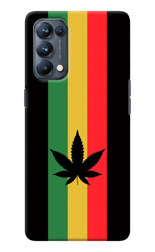 Weed Flag Oppo Reno5 Pro 5G Back Cover