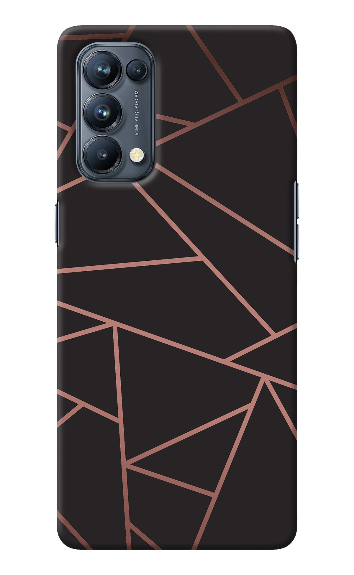 Geometric Pattern Oppo Reno5 Pro 5G Back Cover