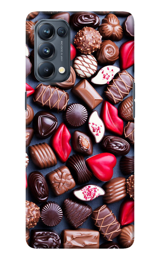 Chocolates Oppo Reno5 Pro 5G Back Cover