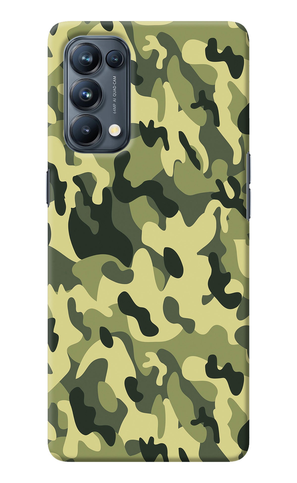 Camouflage Oppo Reno5 Pro 5G Back Cover