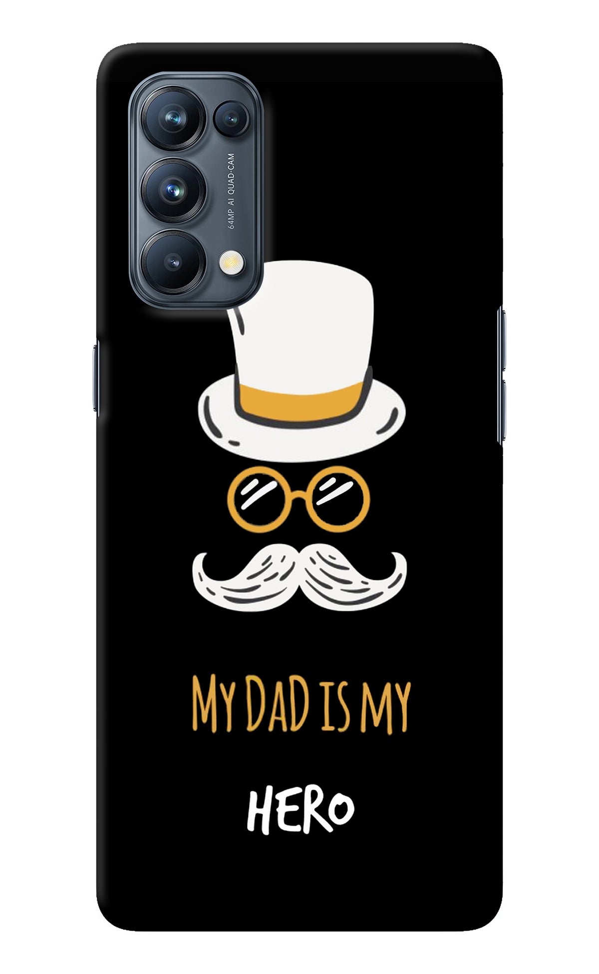 My Dad Is My Hero Oppo Reno5 Pro 5G Back Cover