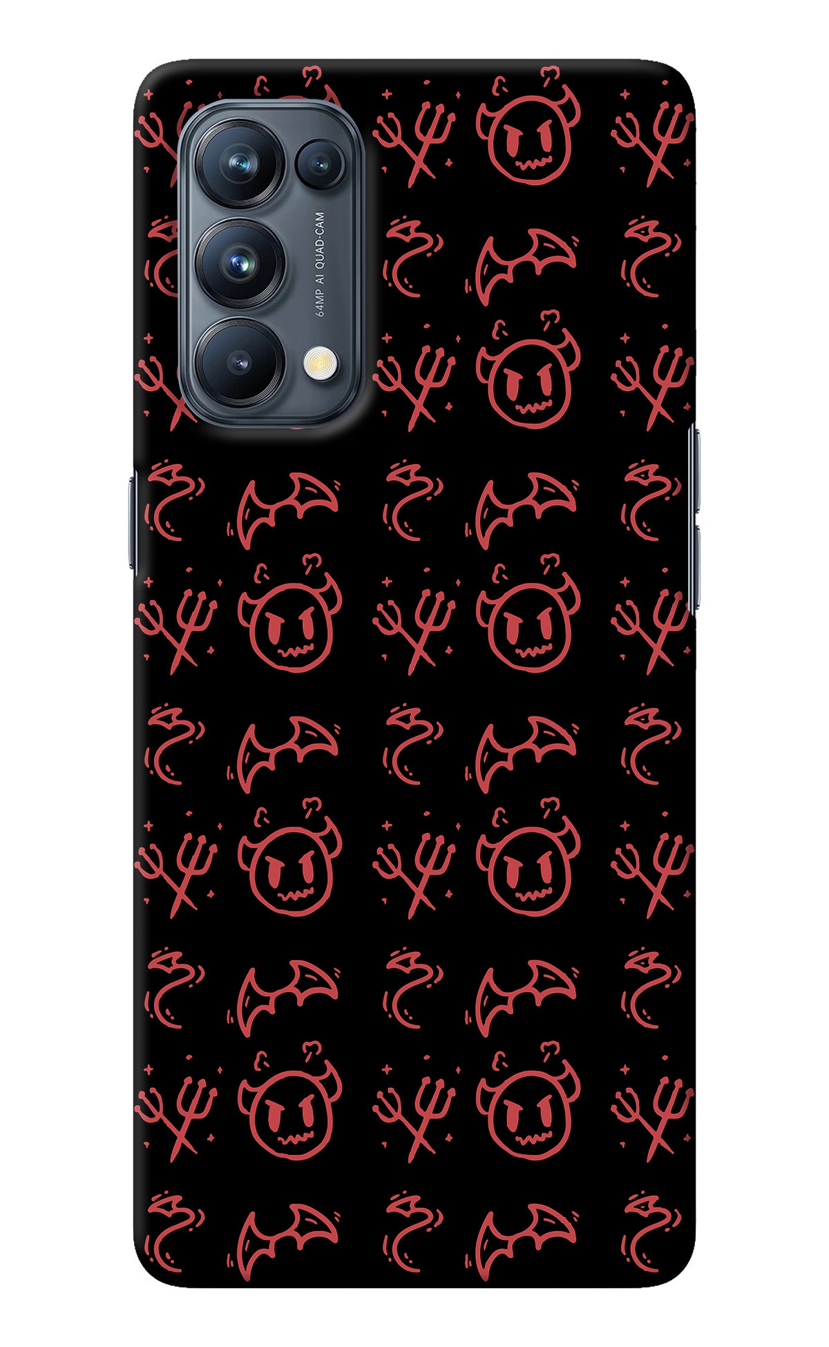 Devil Oppo Reno5 Pro 5G Back Cover