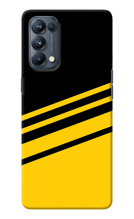 Yellow Shades Oppo Reno5 Pro 5G Back Cover