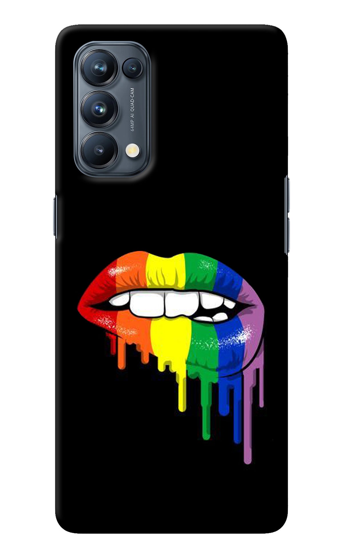 Lips Biting Oppo Reno5 Pro 5G Back Cover