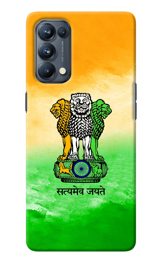 Satyamev Jayate Flag Oppo Reno5 Pro 5G Back Cover