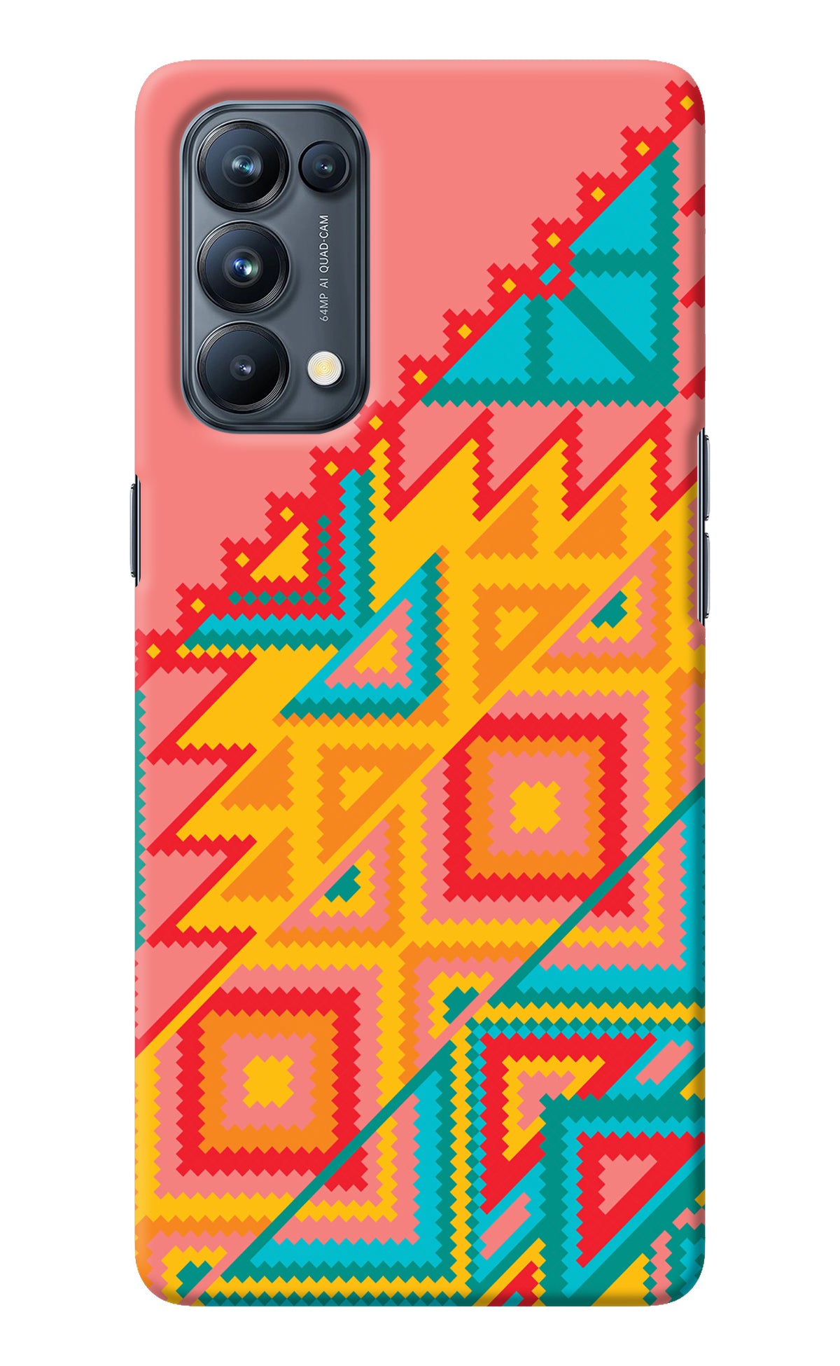 Aztec Tribal Oppo Reno5 Pro 5G Back Cover