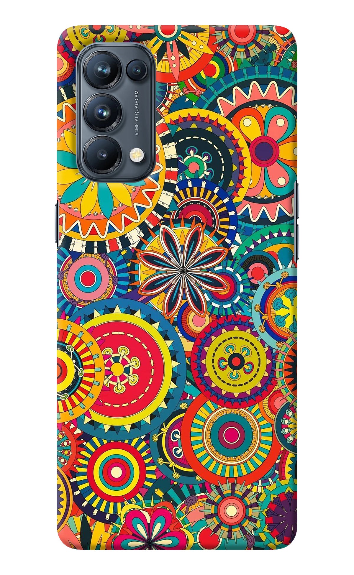 Gol Gol Art Oppo Reno5 Pro 5G Back Cover