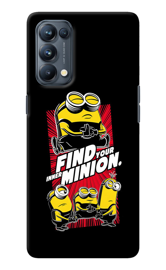 Find your inner Minion Oppo Reno5 Pro 5G Back Cover