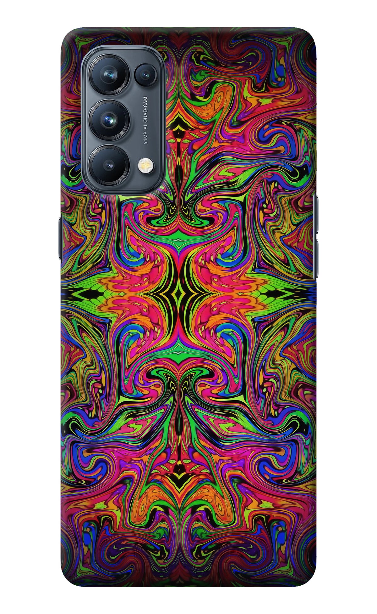 Psychedelic Art Oppo Reno5 Pro 5G Back Cover