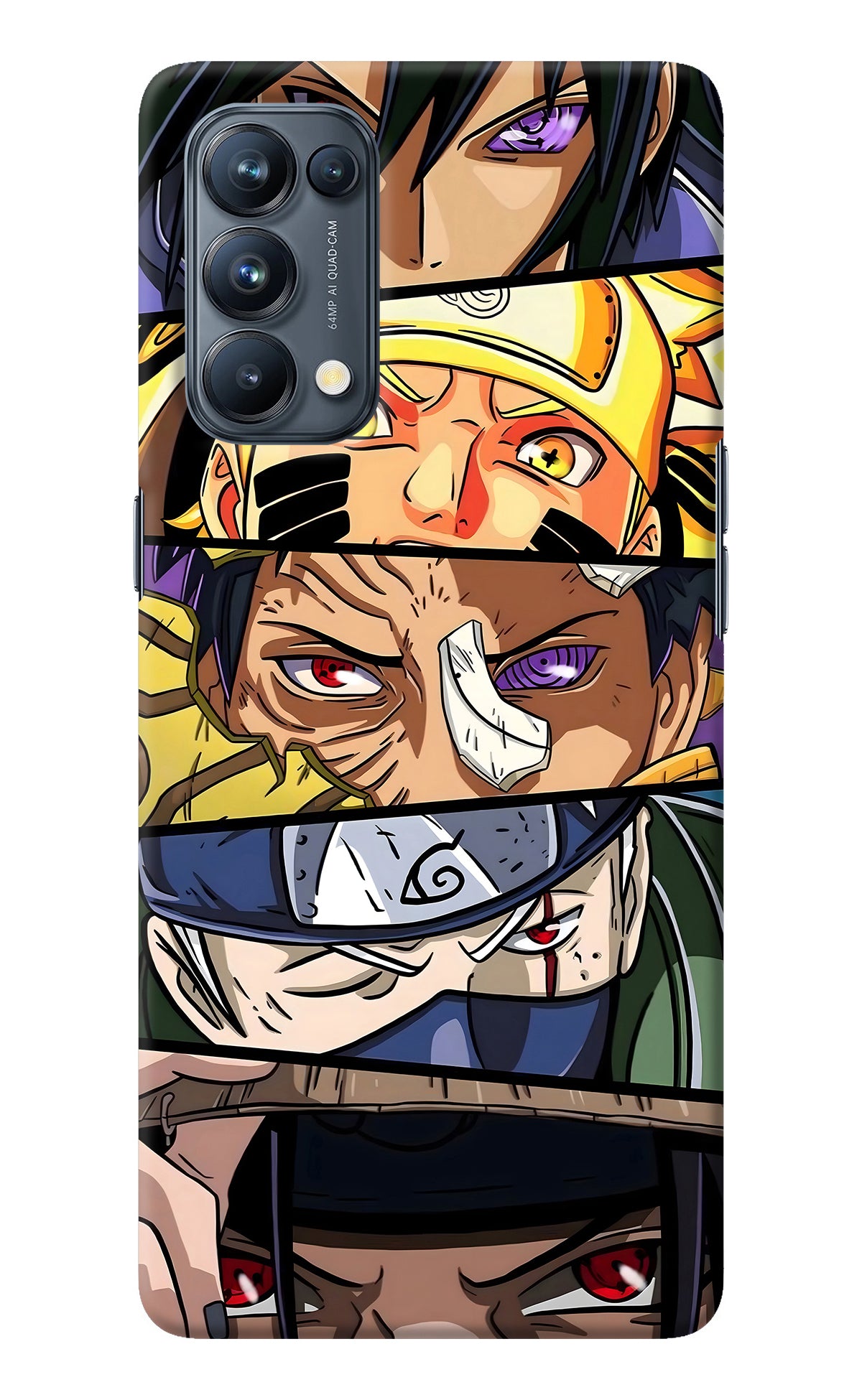 Naruto Character Oppo Reno5 Pro 5G Back Cover