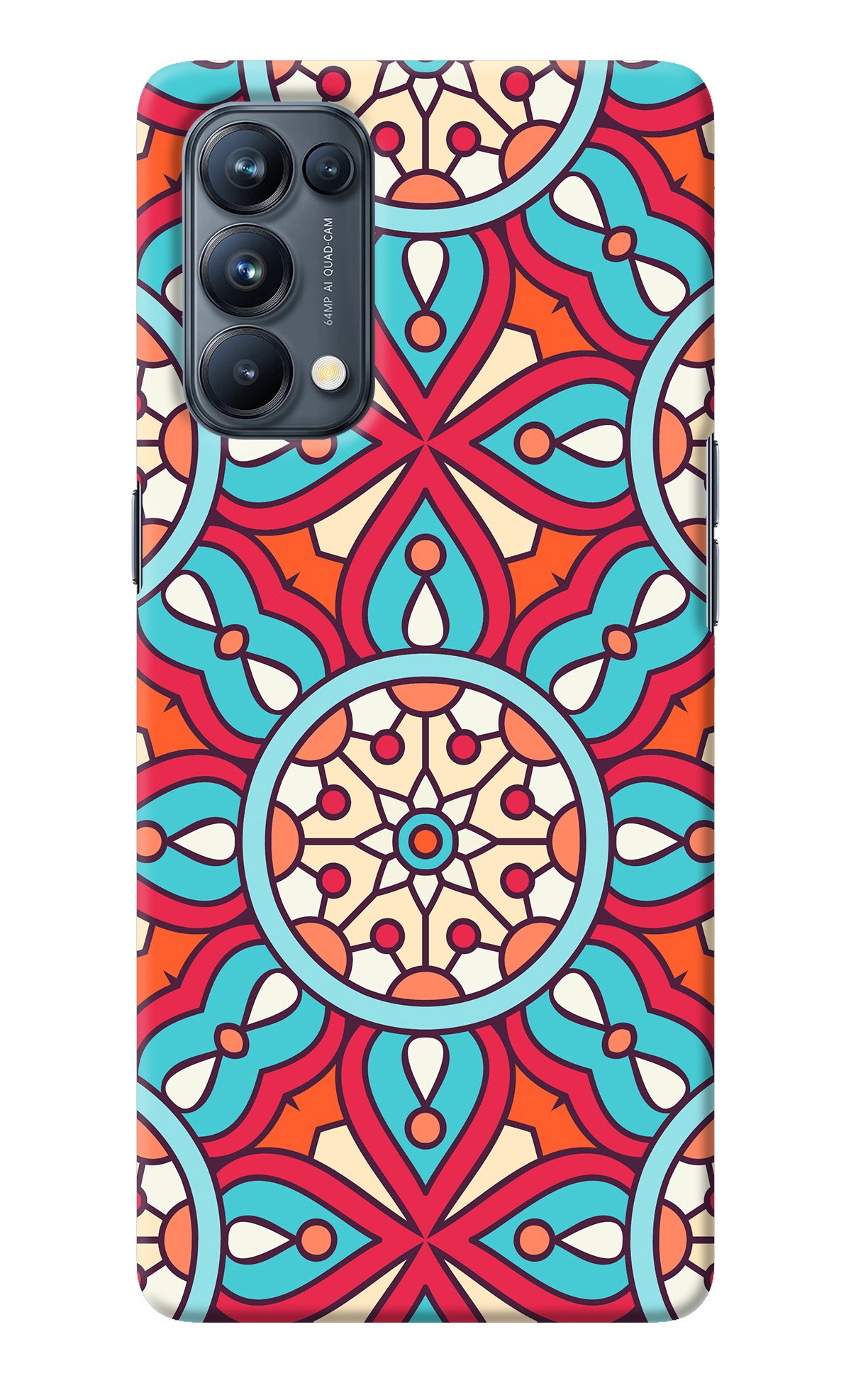 Mandala Geometric Oppo Reno5 Pro 5G Back Cover