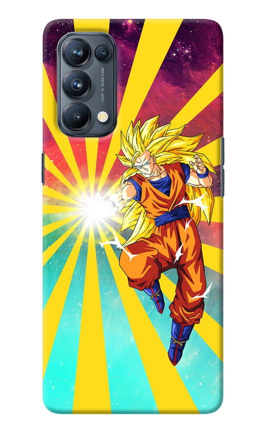 Goku Super Saiyan Oppo Reno5 Pro 5G Back Cover