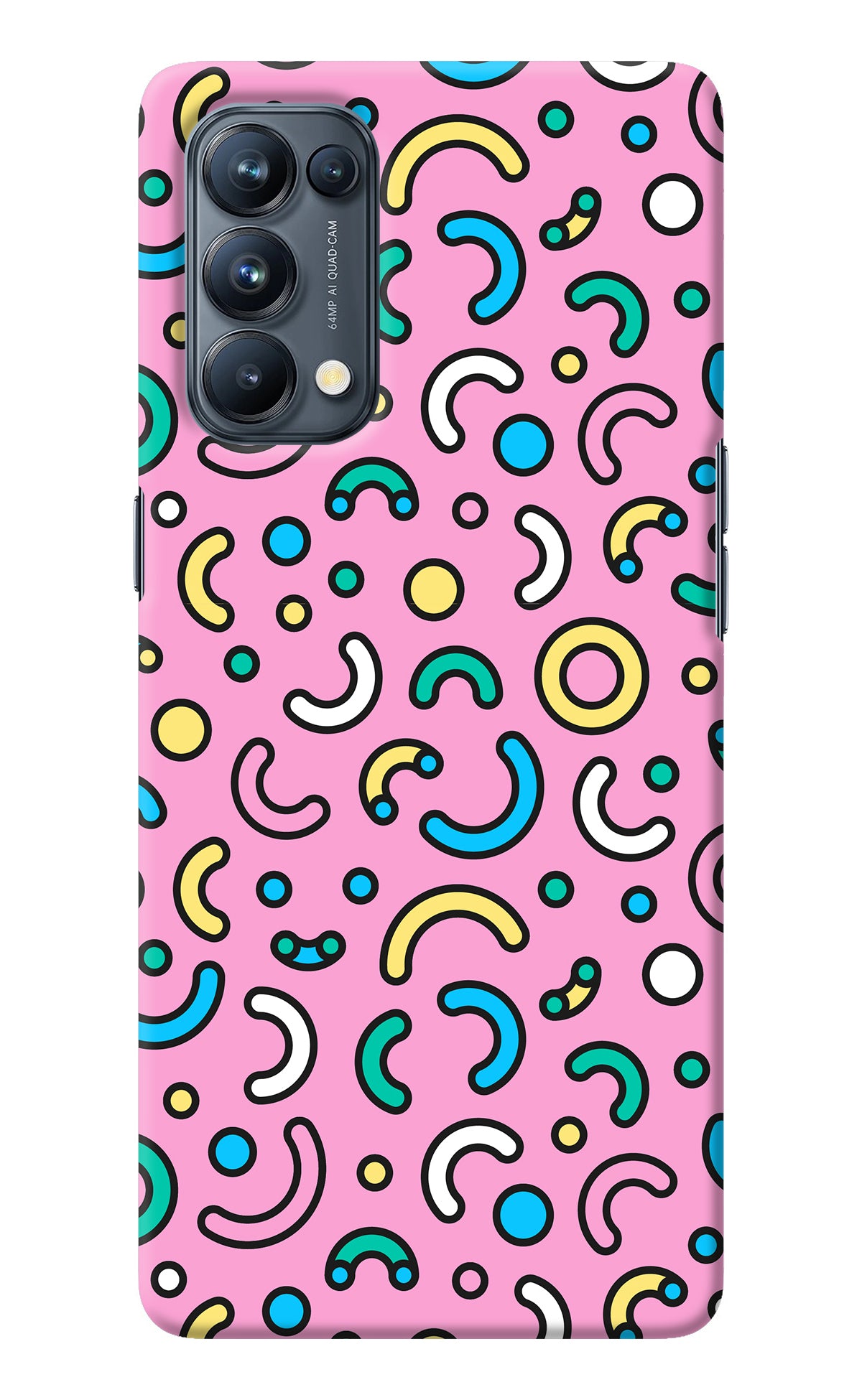 Memphis Design Oppo Reno5 Pro 5G Back Cover