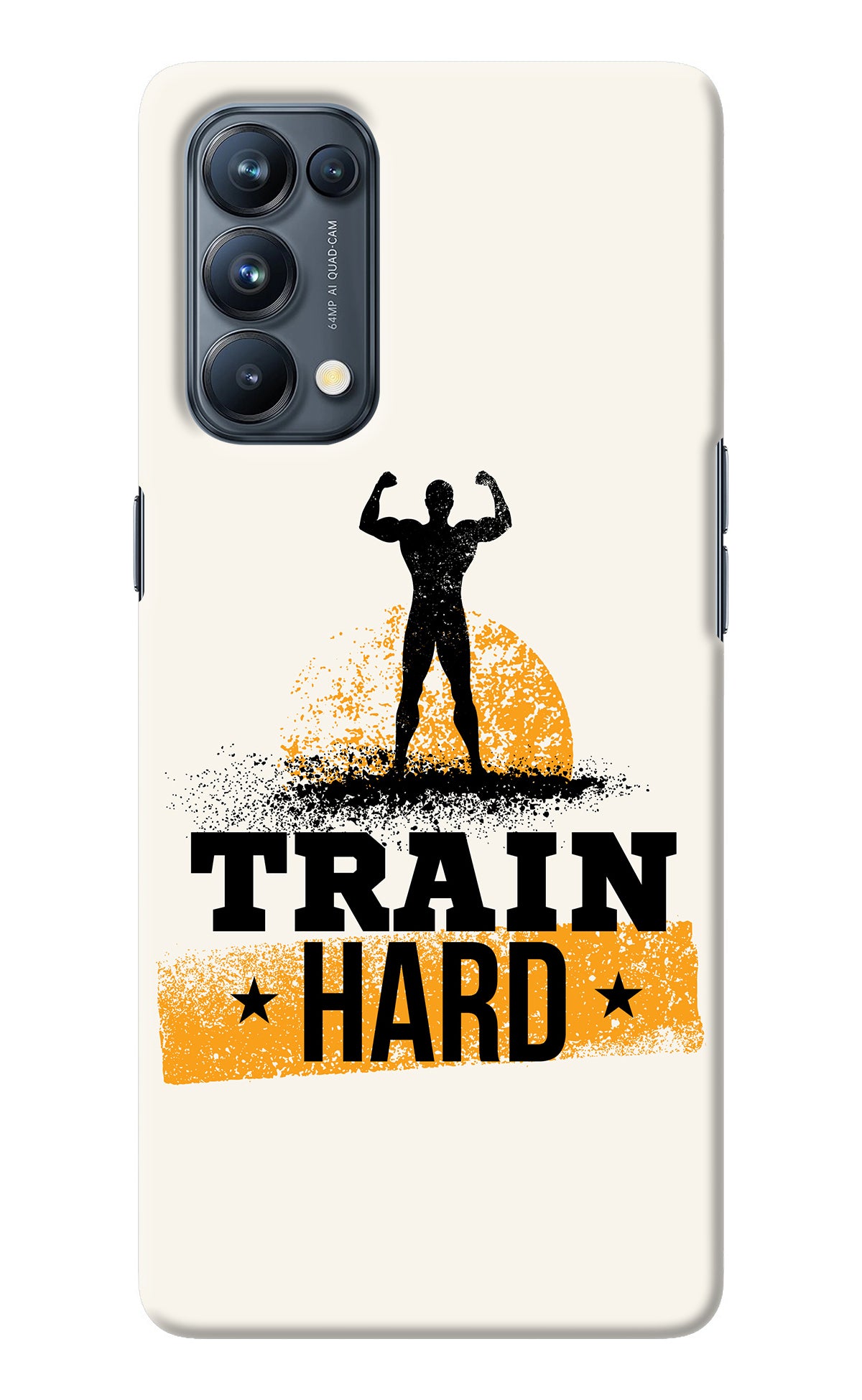 Train Hard Oppo Reno5 Pro 5G Back Cover