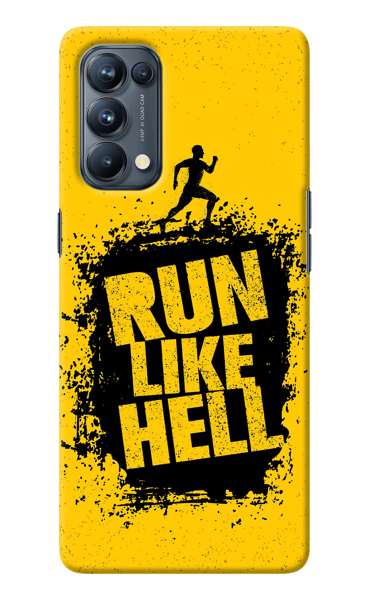 Run Like Hell Oppo Reno5 Pro 5G Back Cover