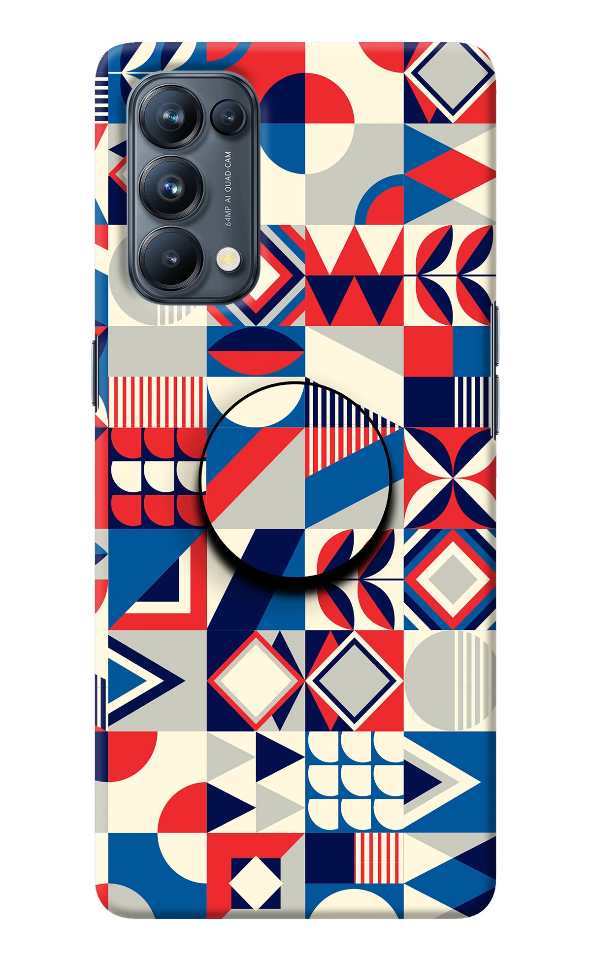 Colorful Pattern Oppo Reno5 Pro 5G Pop Case