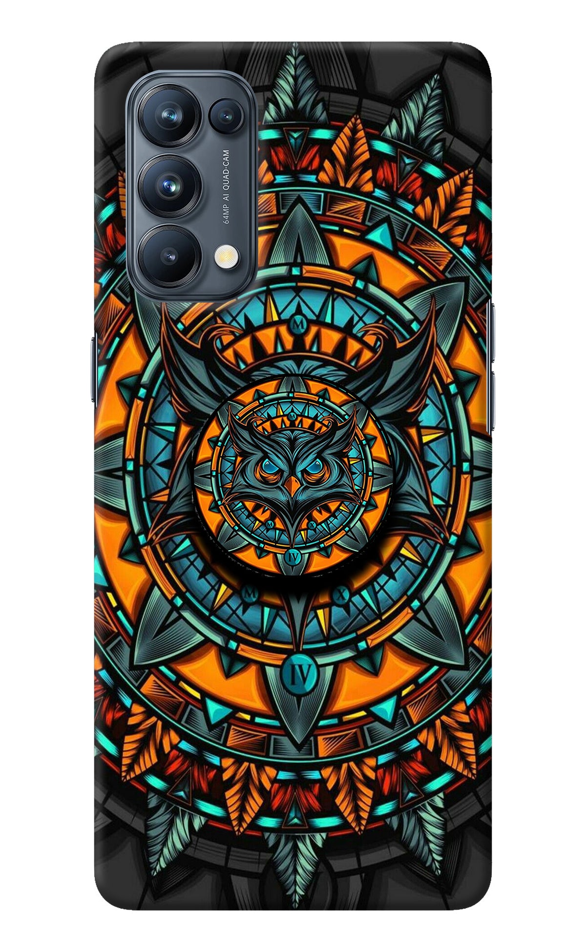 Angry Owl Oppo Reno5 Pro 5G Pop Case