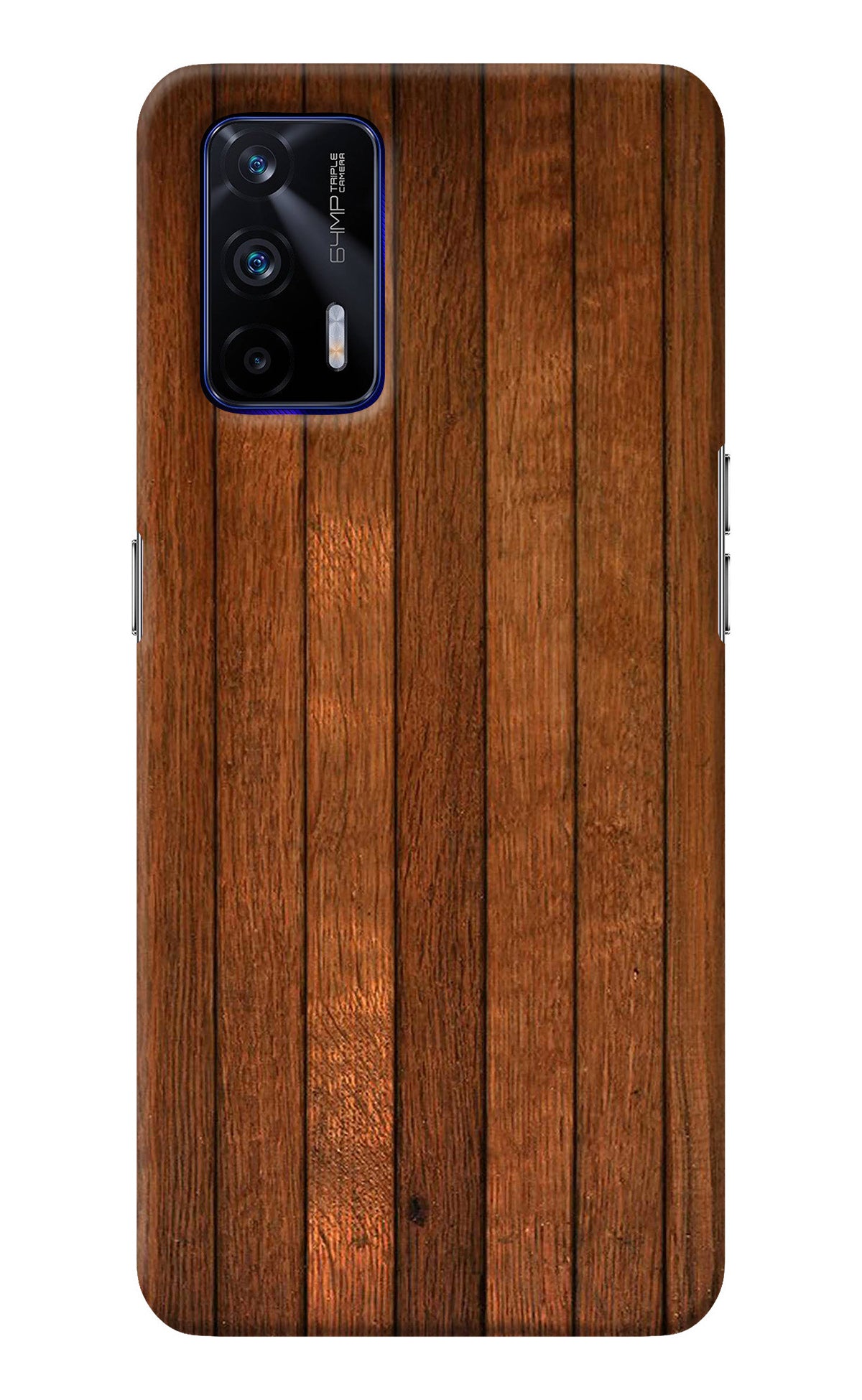 Wooden Artwork Bands Realme GT 5G Back Cover