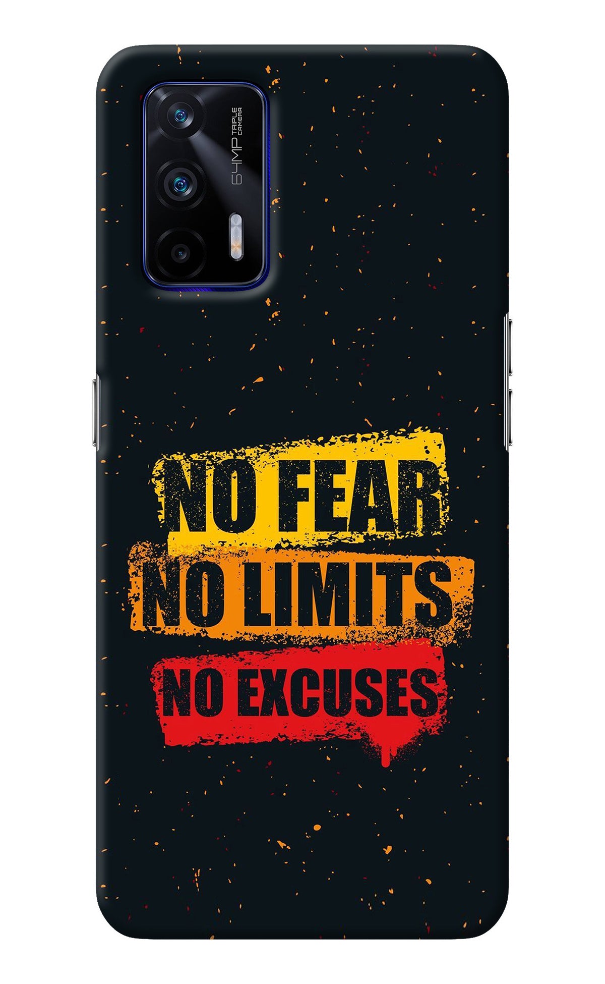 No Fear No Limits No Excuse Realme GT 5G Back Cover