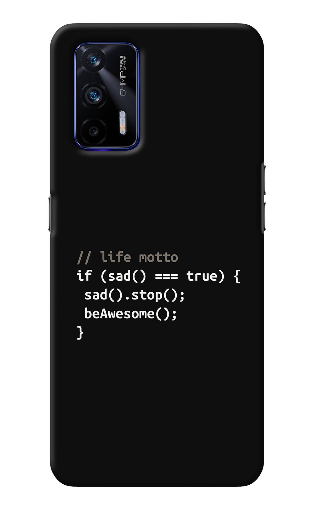 Life Motto Code Realme GT 5G Back Cover