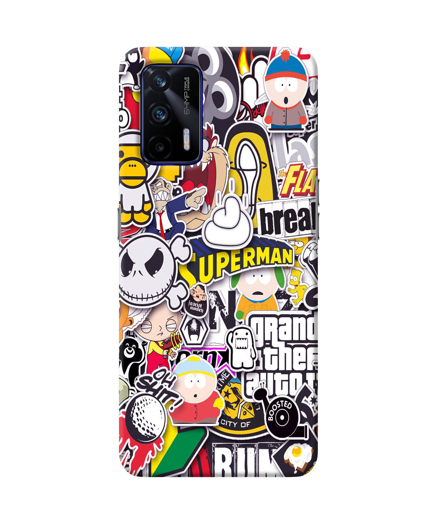 Sticker Bomb Realme GT 5G Back Cover