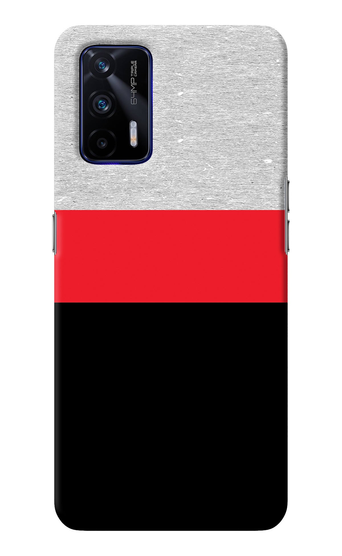 Tri Color Pattern Realme GT 5G Back Cover