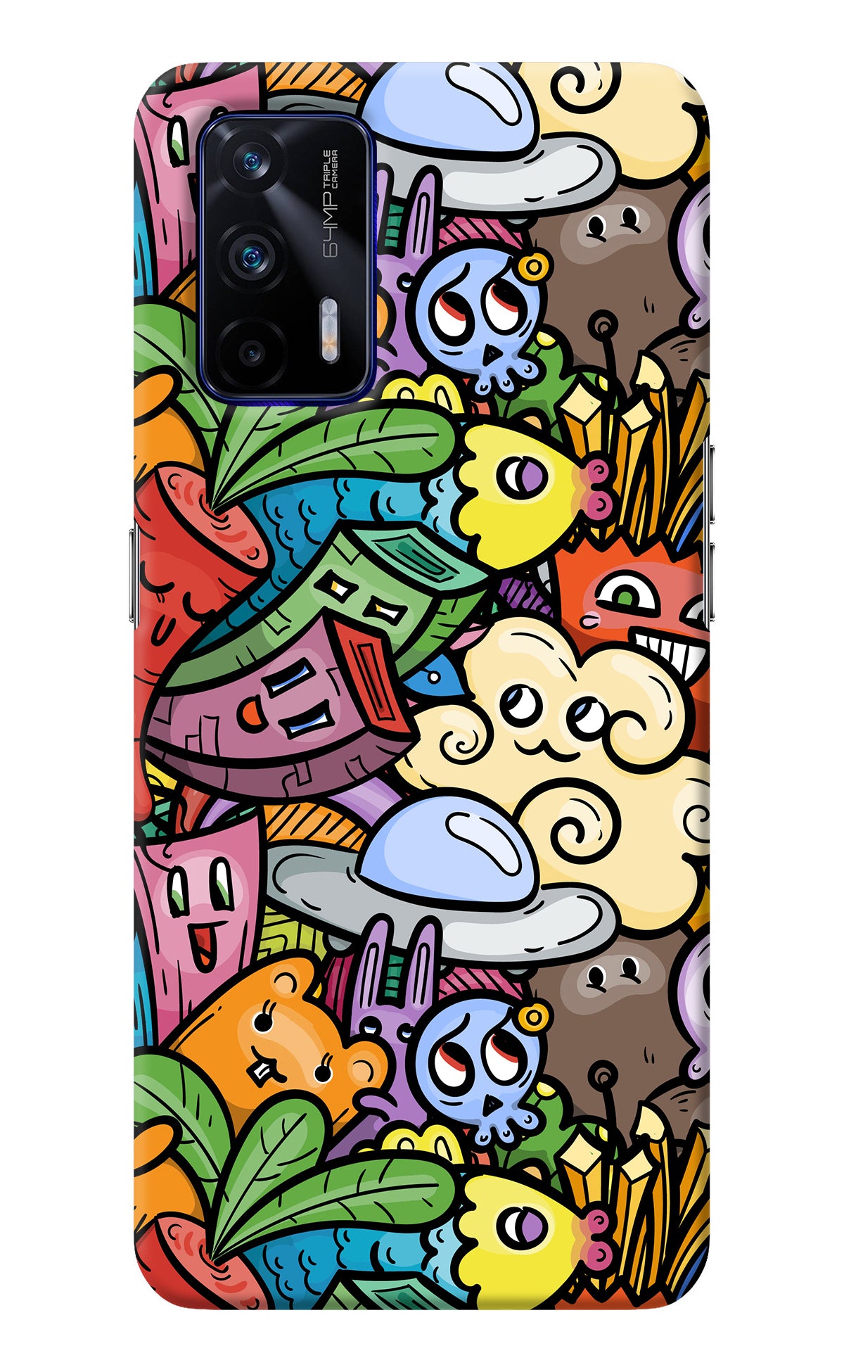 Veggie Doodle Realme GT 5G Back Cover