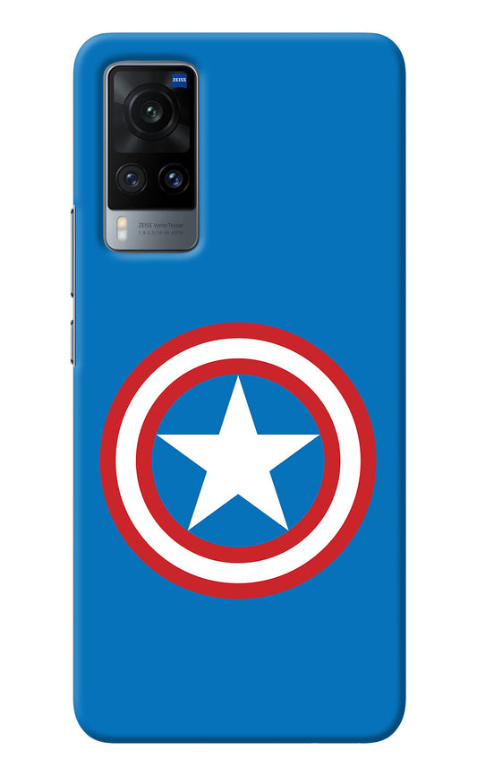 Captain America Logo Vivo X60 Back Cover