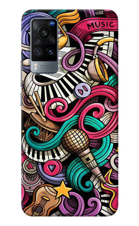 Music Abstract Vivo X60 Back Cover