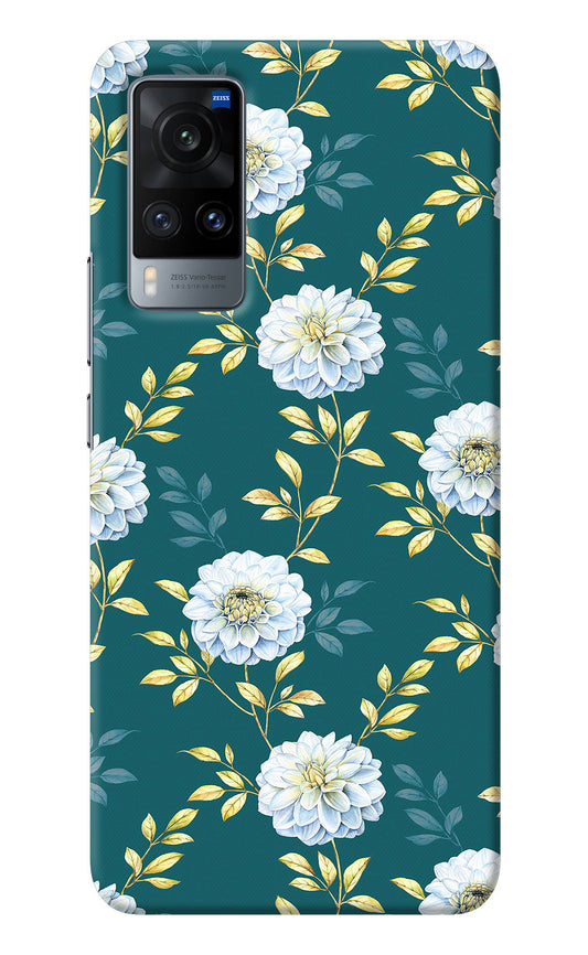 Flowers Vivo X60 Back Cover