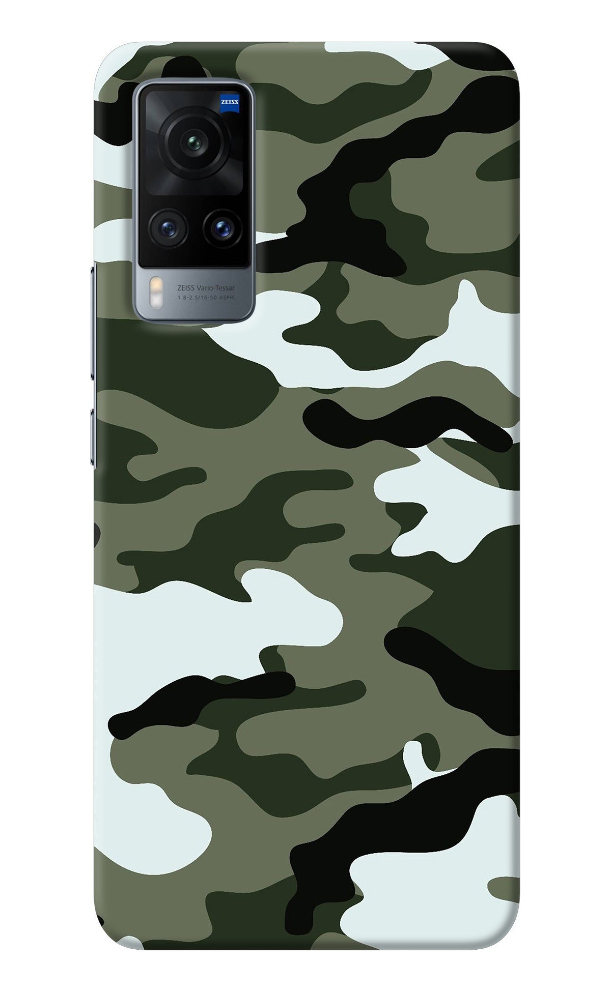 Camouflage Vivo X60 Back Cover
