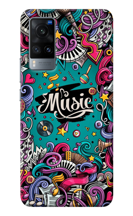 Music Graffiti Vivo X60 Back Cover