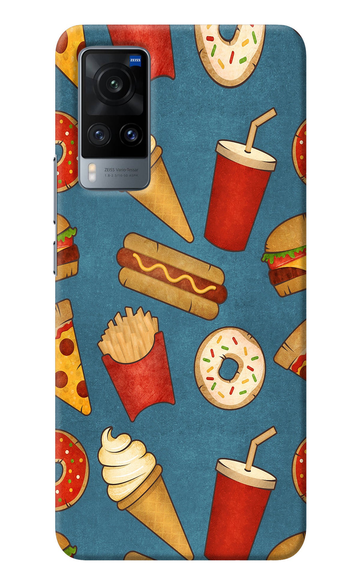 Foodie Vivo X60 Back Cover