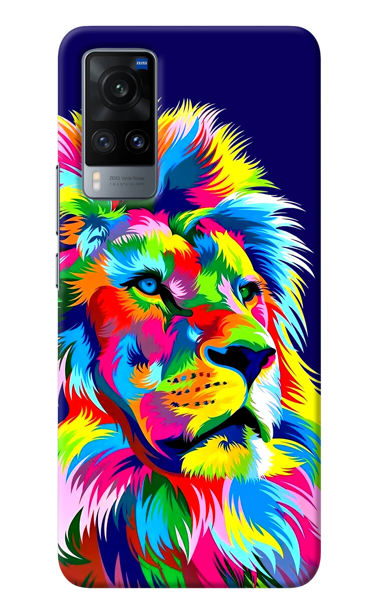 Vector Art Lion Vivo X60 Back Cover