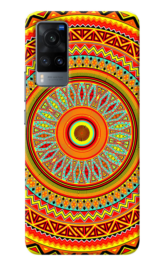 Mandala Pattern Vivo X60 Back Cover