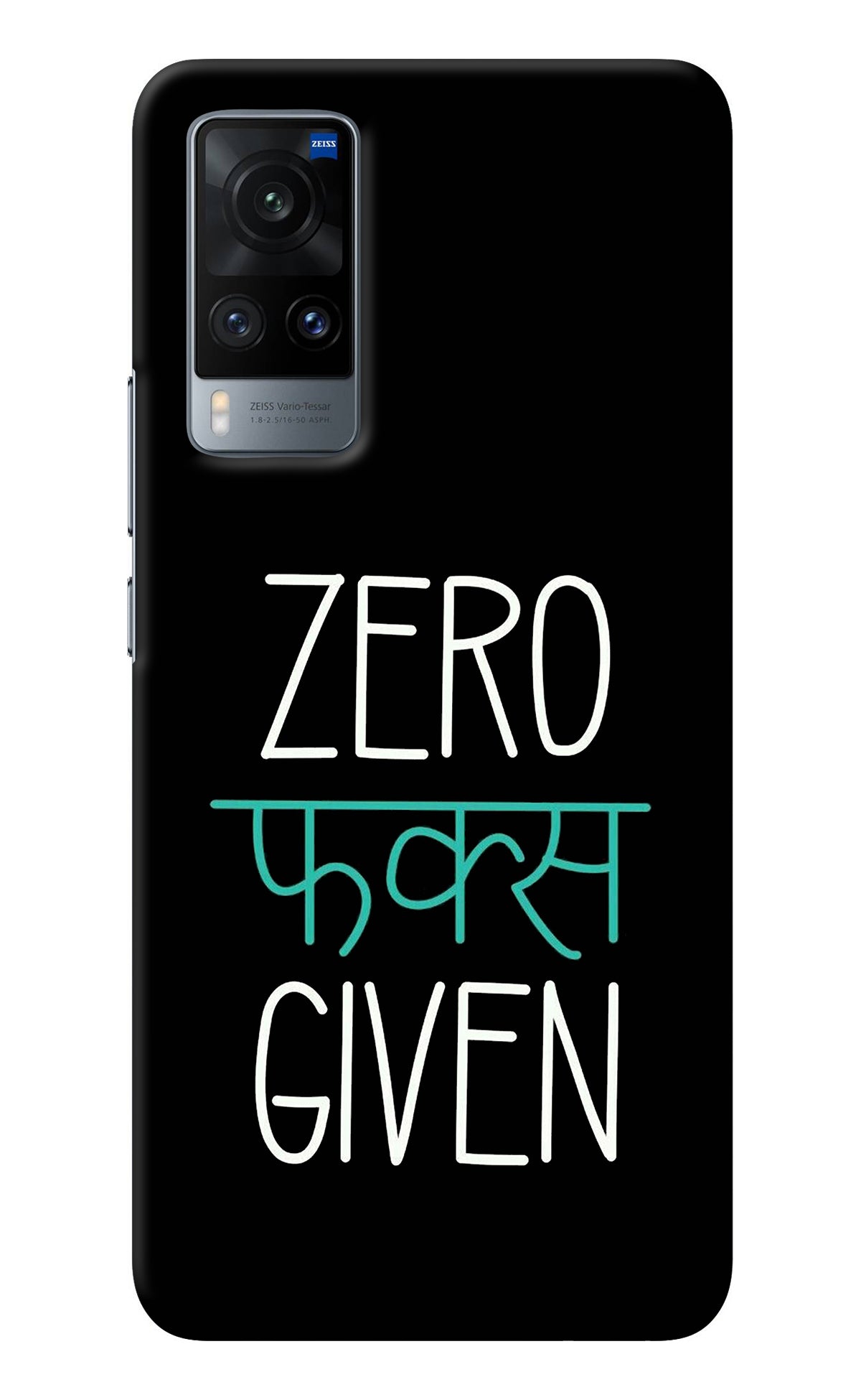 Zero Fucks Given Vivo X60 Back Cover