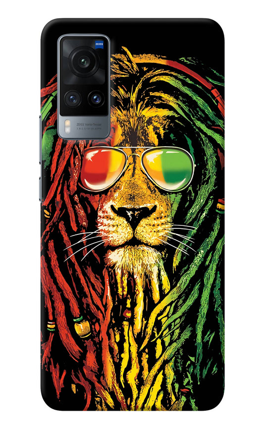 Rasta Lion Vivo X60 Back Cover