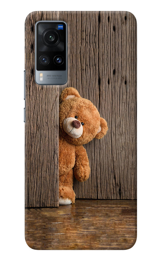 Teddy Wooden Vivo X60 Back Cover