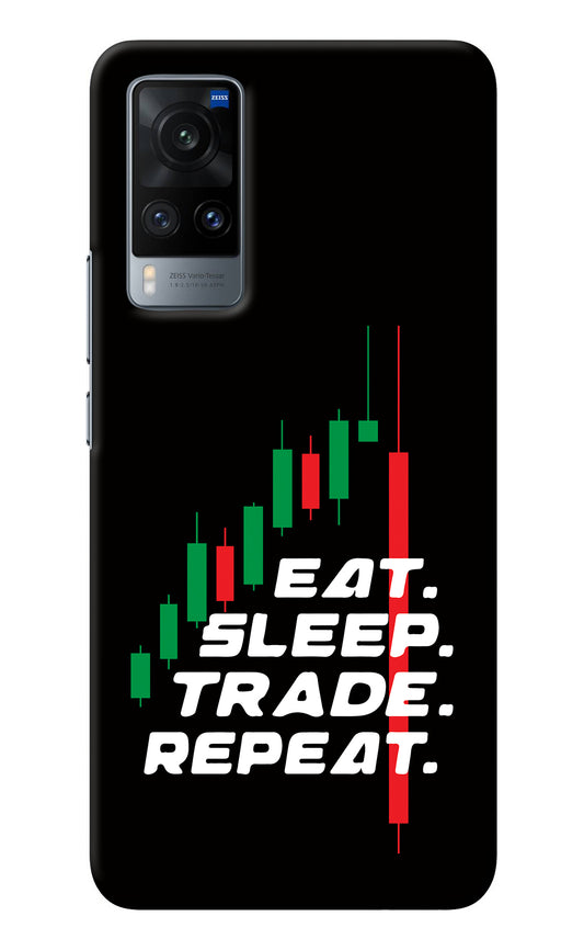 Eat Sleep Trade Repeat Vivo X60 Back Cover