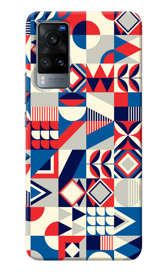 Colorful Pattern Vivo X60 Back Cover