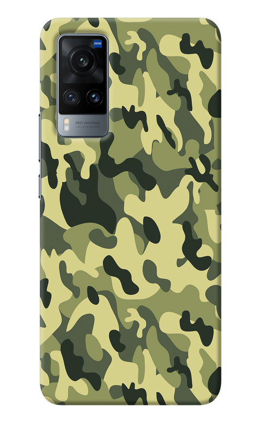 Camouflage Vivo X60 Back Cover