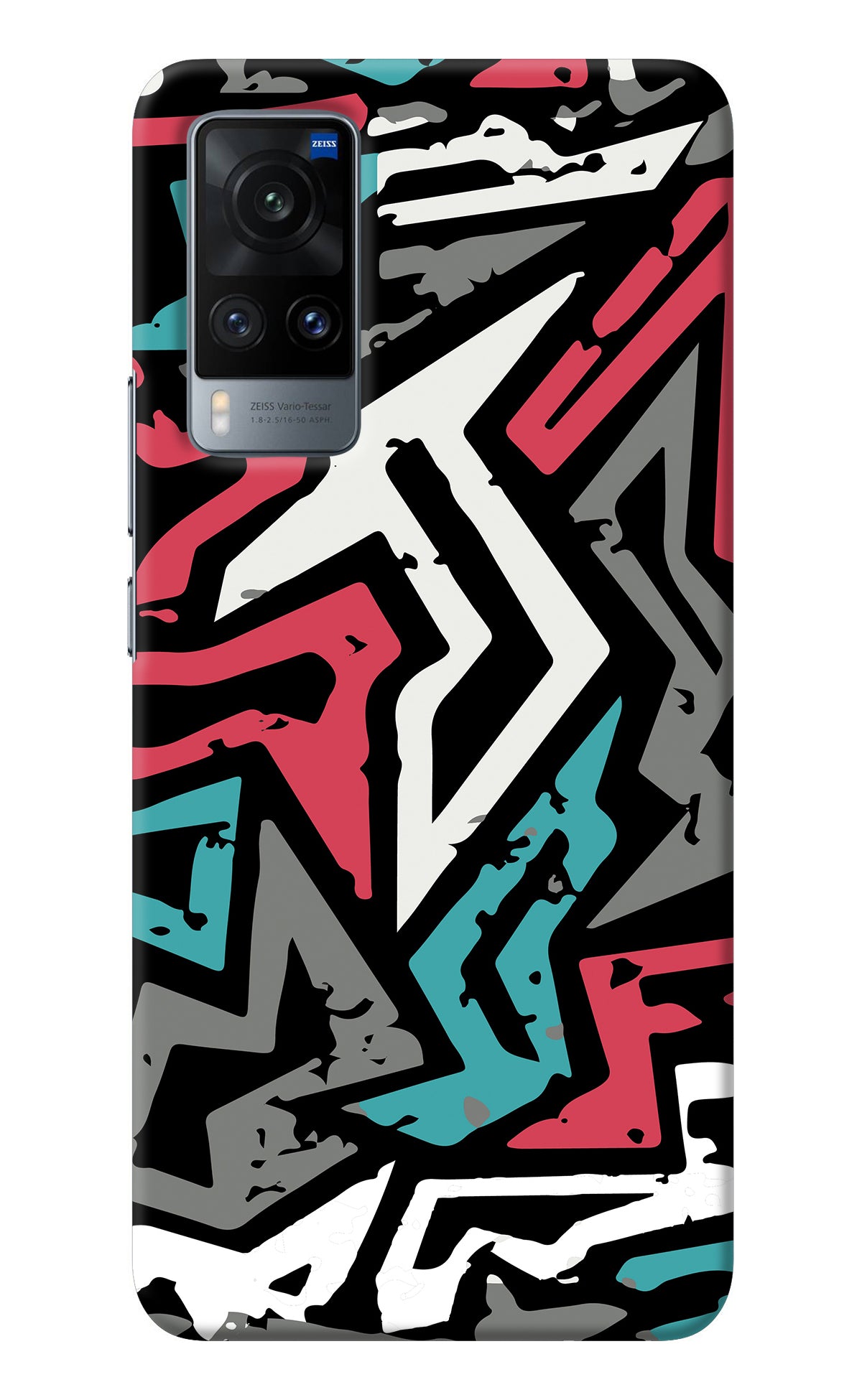 Geometric Graffiti Vivo X60 Back Cover