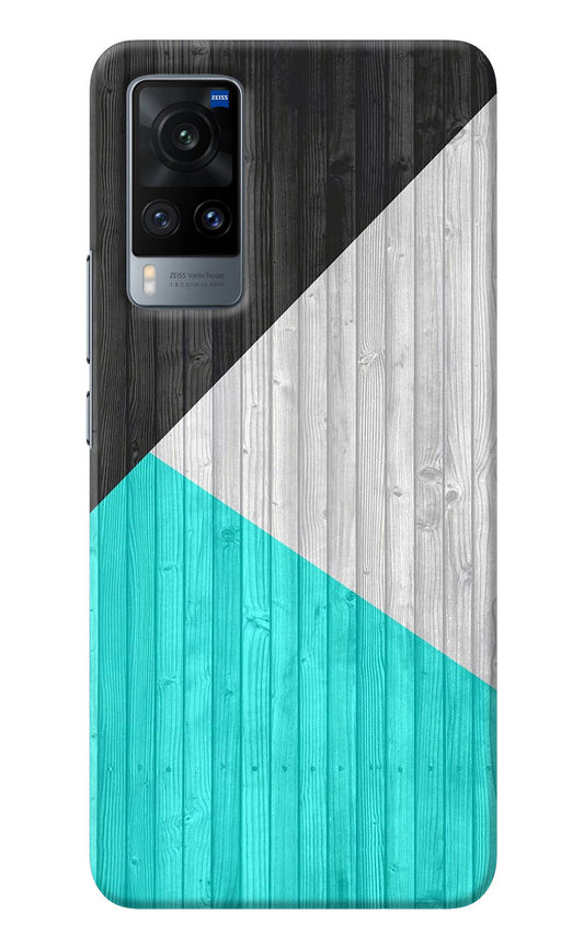 Wooden Abstract Vivo X60 Back Cover