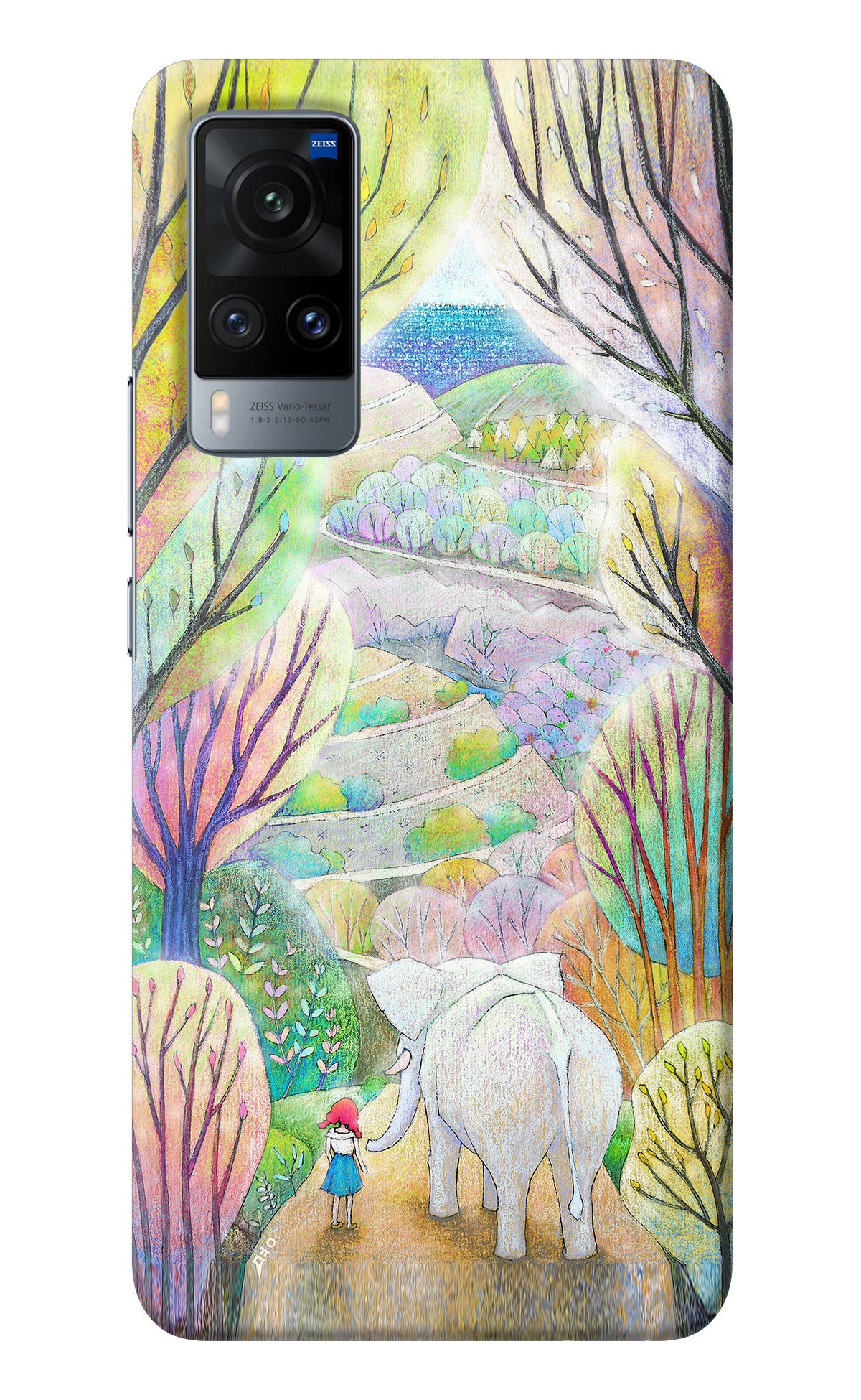 Nature Painting Vivo X60 Back Cover