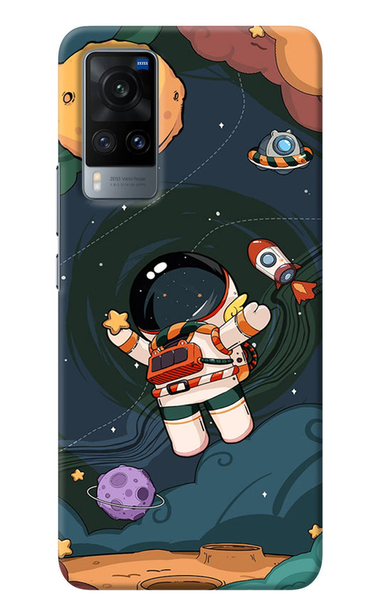 Cartoon Astronaut Vivo X60 Back Cover