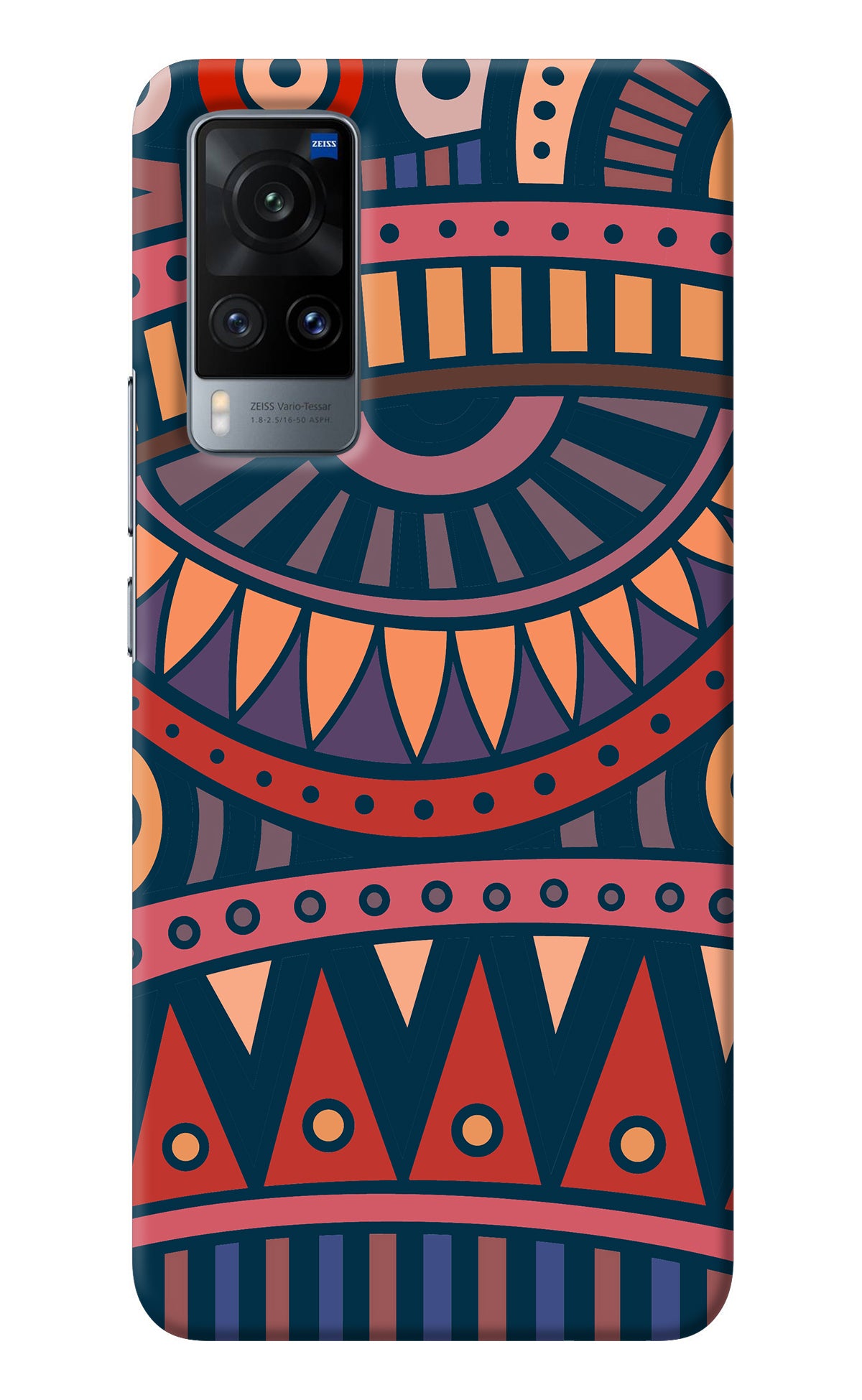 African Culture Design Vivo X60 Back Cover