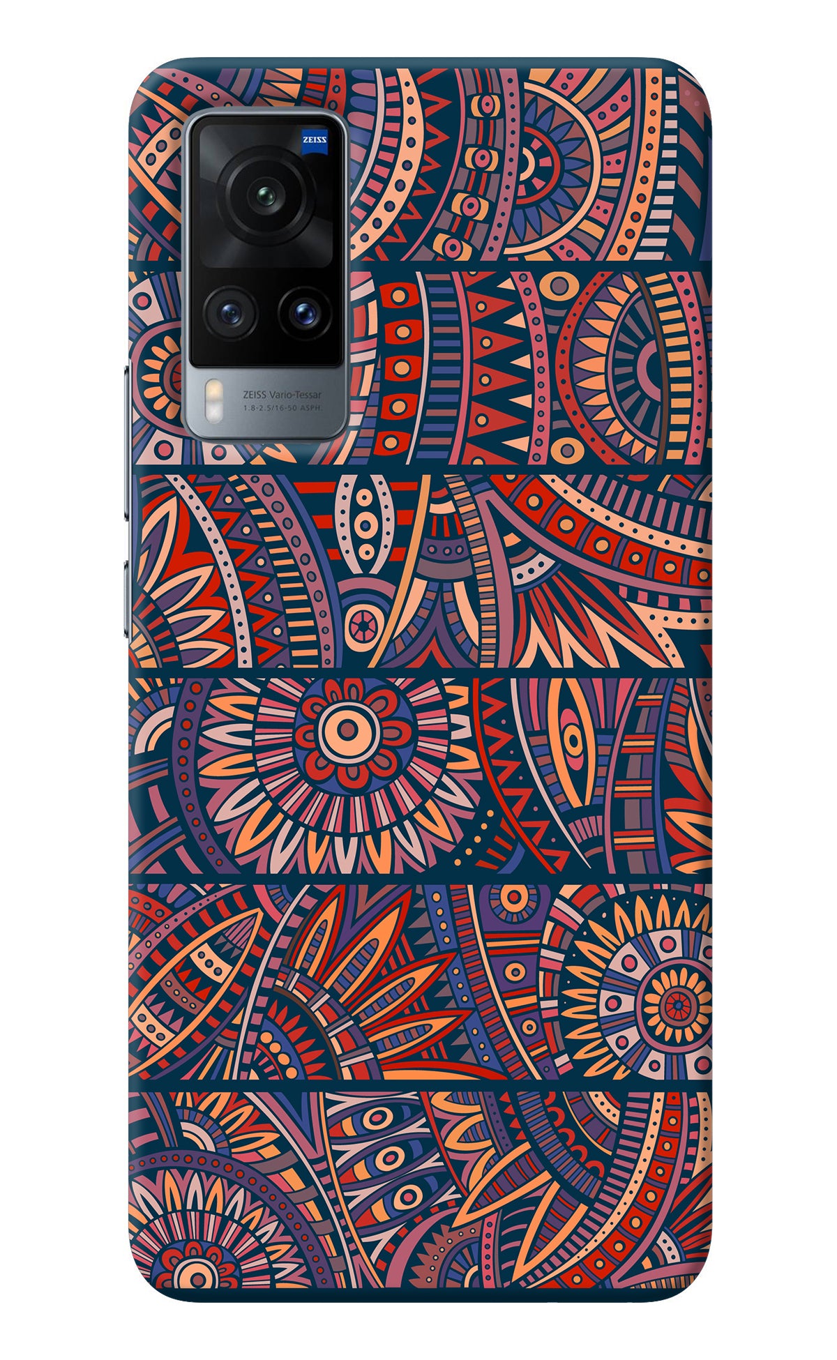 African Culture Design Vivo X60 Back Cover