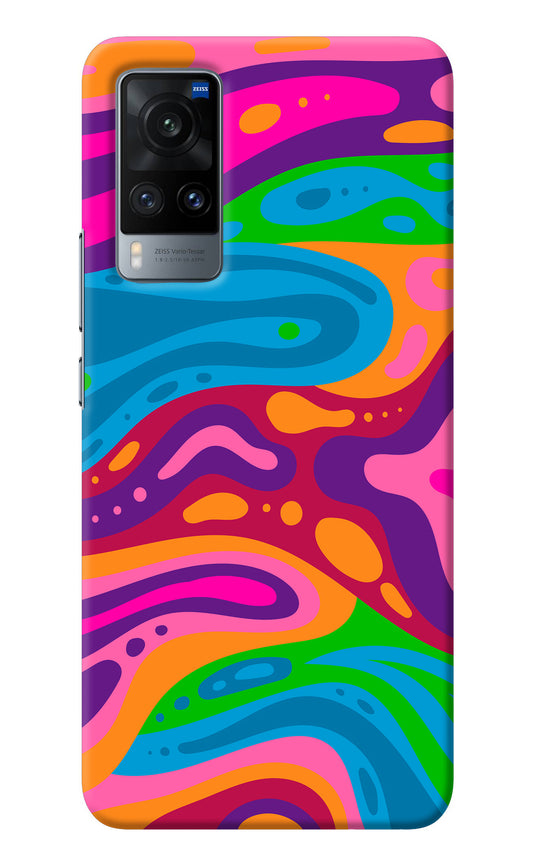 Trippy Pattern Vivo X60 Back Cover