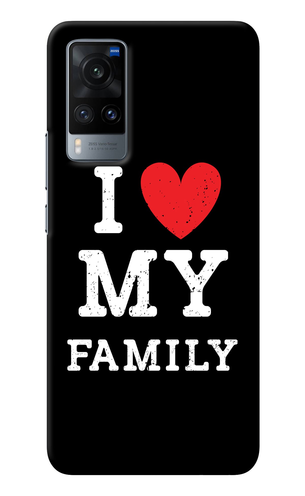 I Love My Family Vivo X60 Back Cover