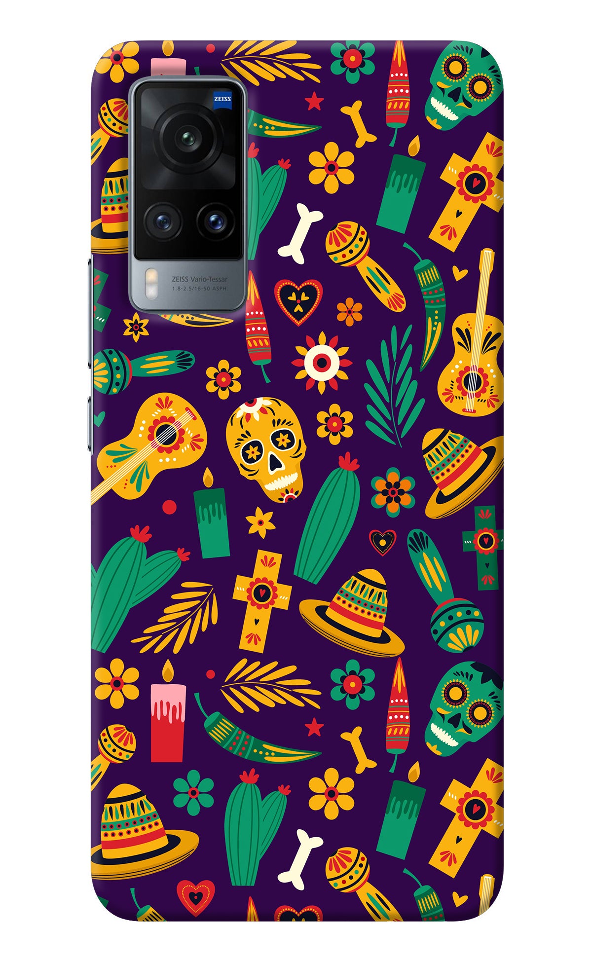 Mexican Artwork Vivo X60 Back Cover